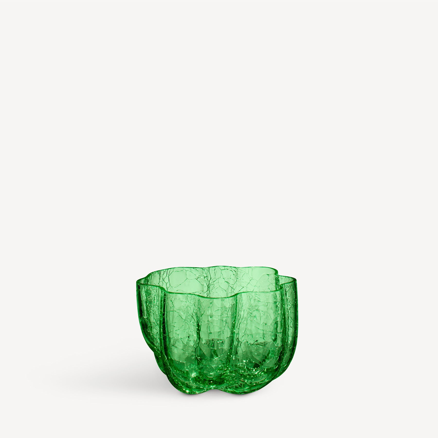 Crackle Bowl/ Votive Green