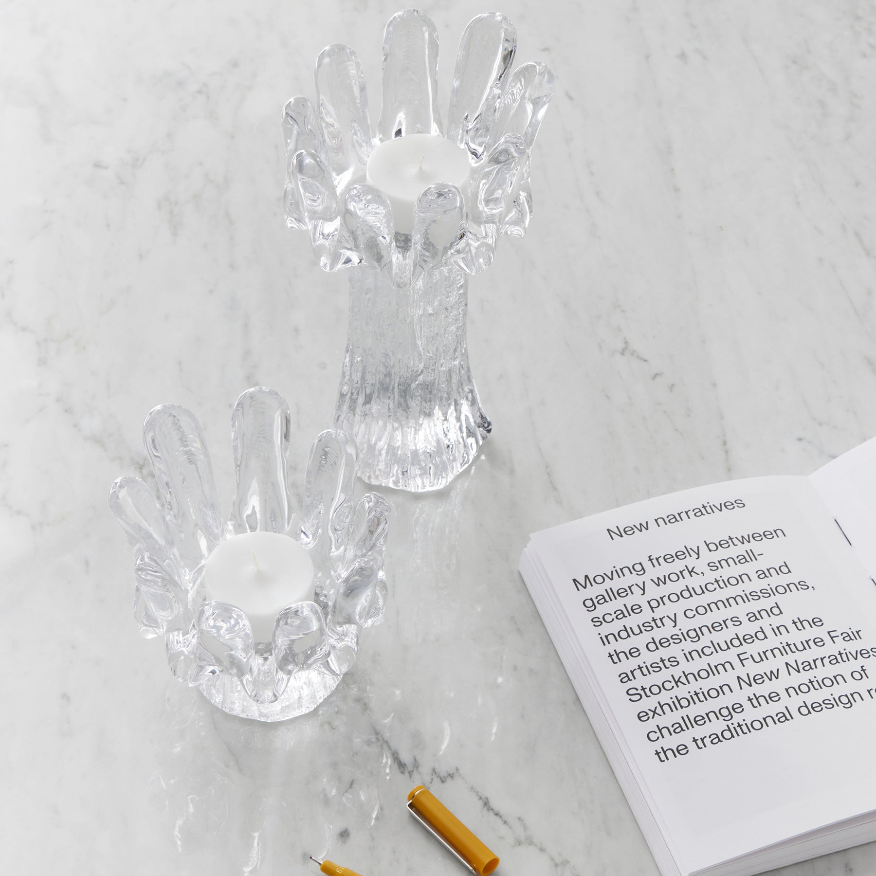 Sunflower Votive Clear Small