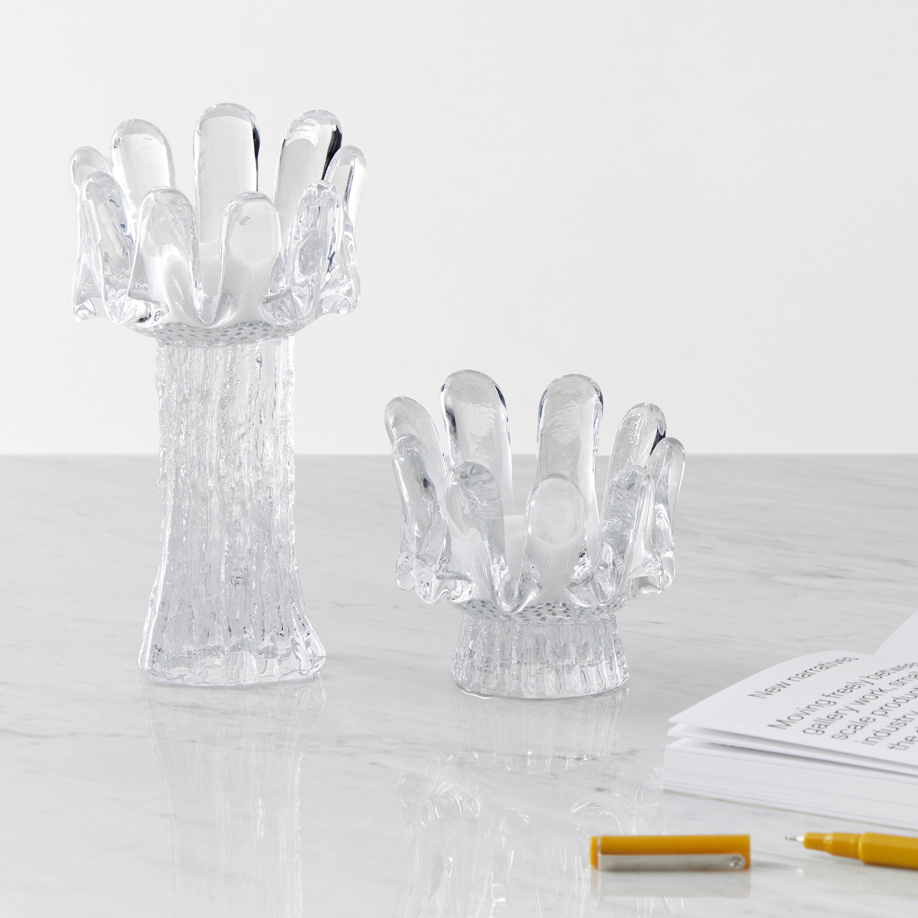 Sunflower Votive Clear Small