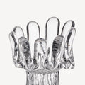 Sunflower Votive Clear Medium