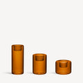 Happy Votive Amber Set Of 3