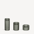 Happy Votive Gray Set Of 3