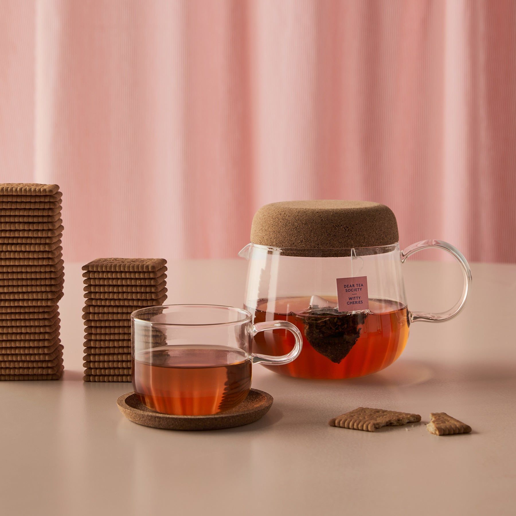 Viva Teapot with cork Lid