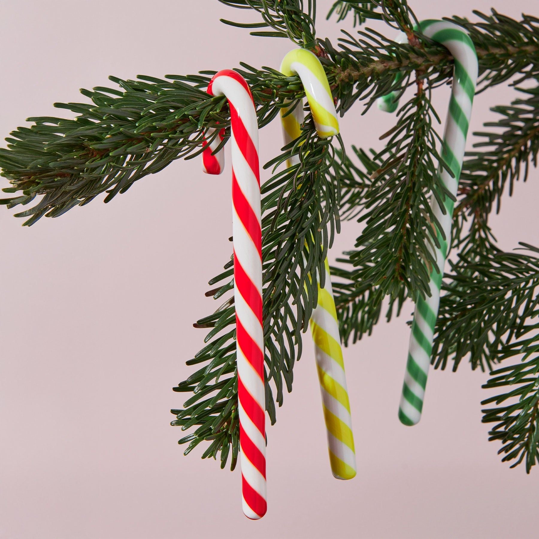 Polka Candy Cane White/Red