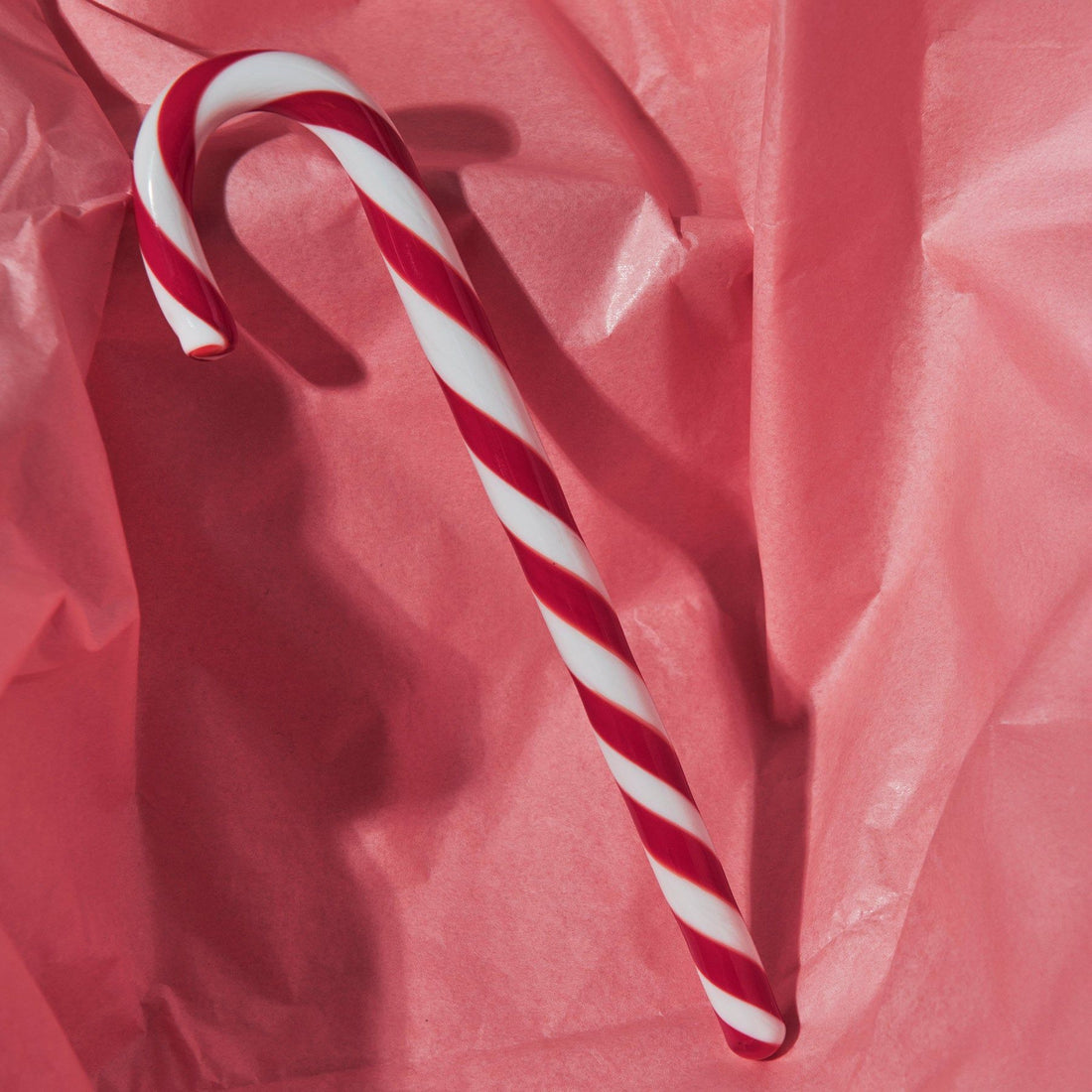 Polka Candy Cane White/red Set Of 3