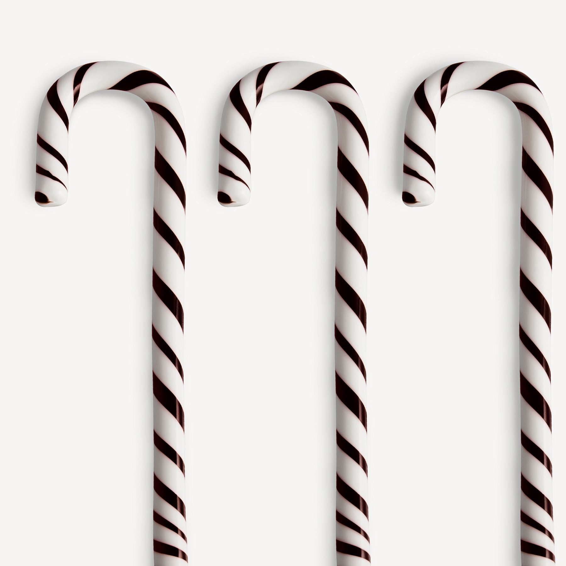 Polka Candy Cane Black/White