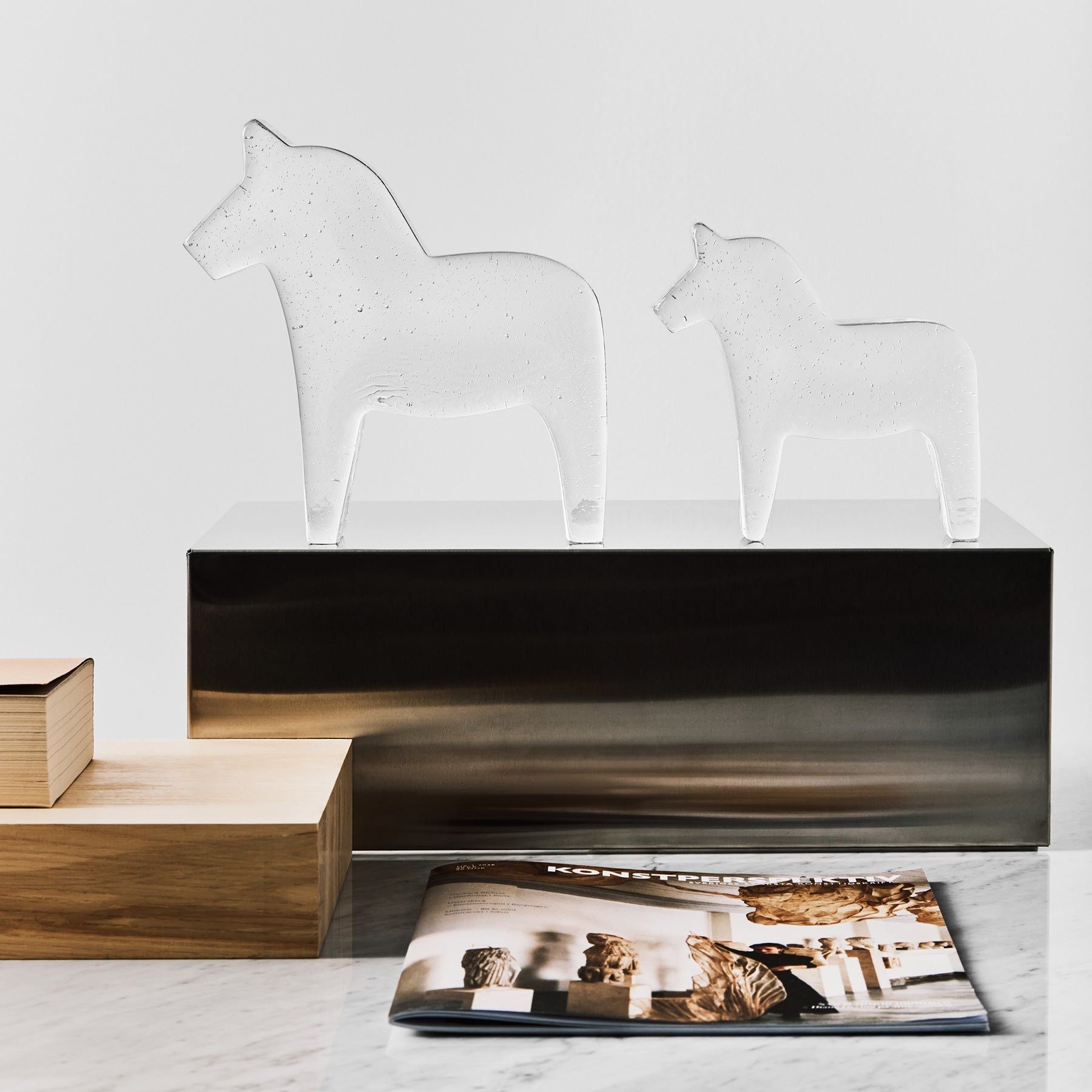 Kosta Horse Large Clear