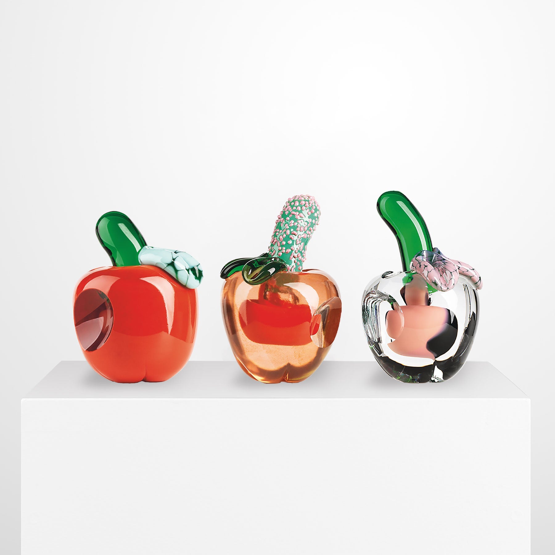 We Love Apples Clear/Pink