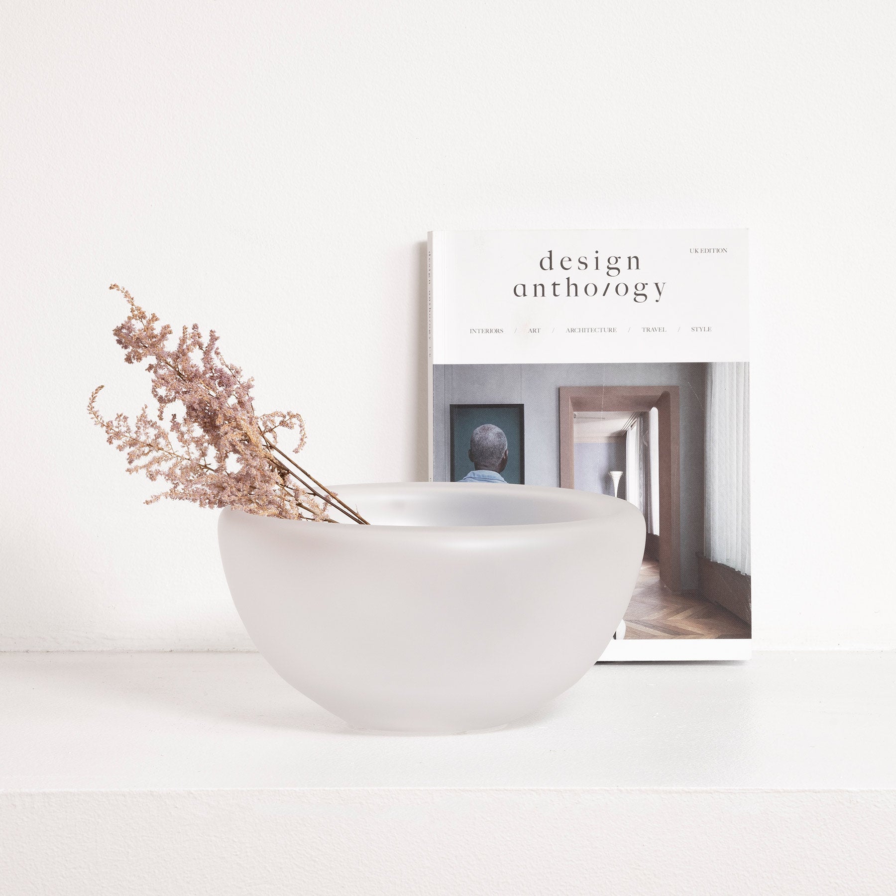 Beans Bowl Clear Frosted