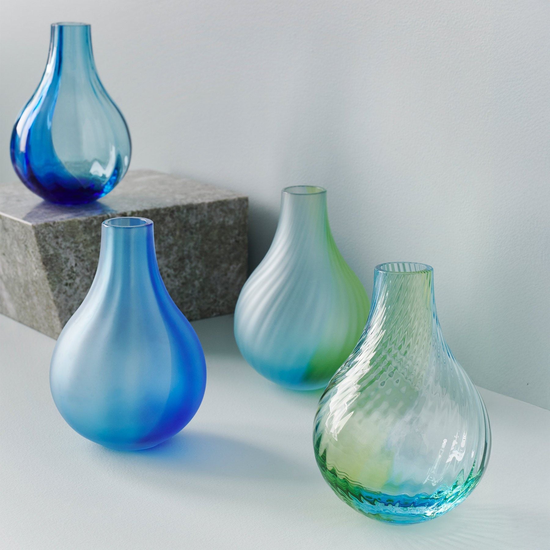 Iris Vase Blue/Green