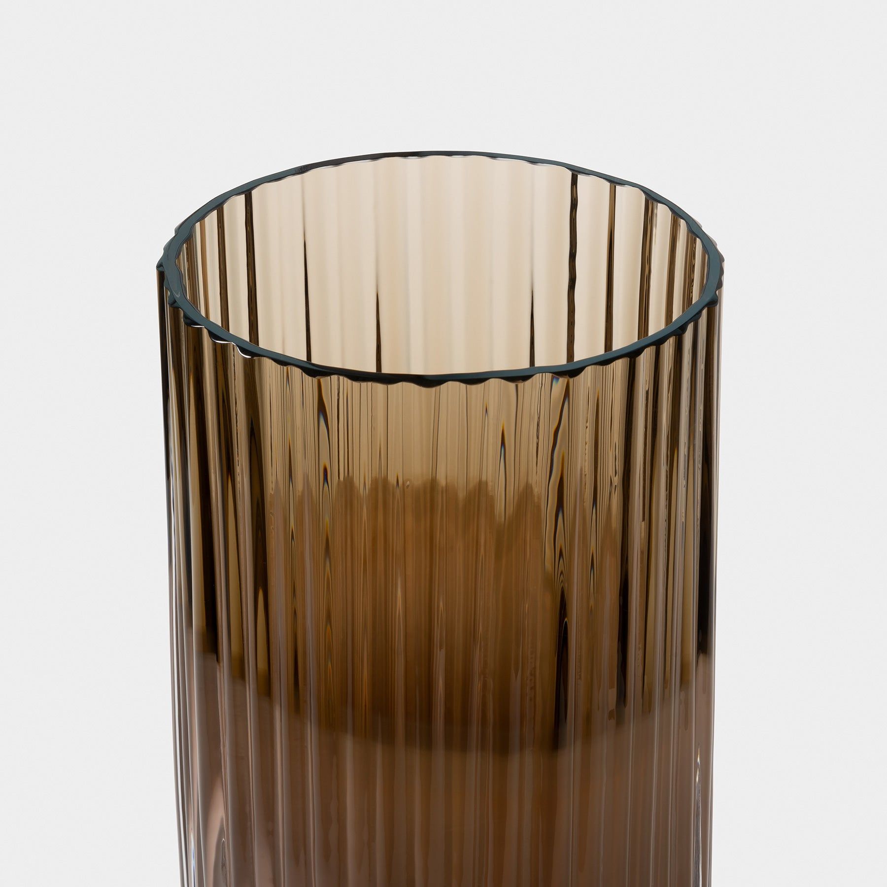 Plissé Vase Brown Brown ED-10