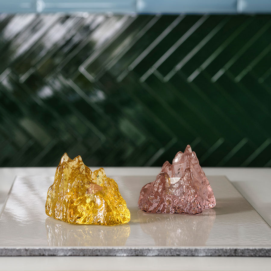 The Rock Votive Yellow