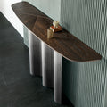 NETTUNO Wood Console by Cattelan Italia, Canaletto Walnut Top