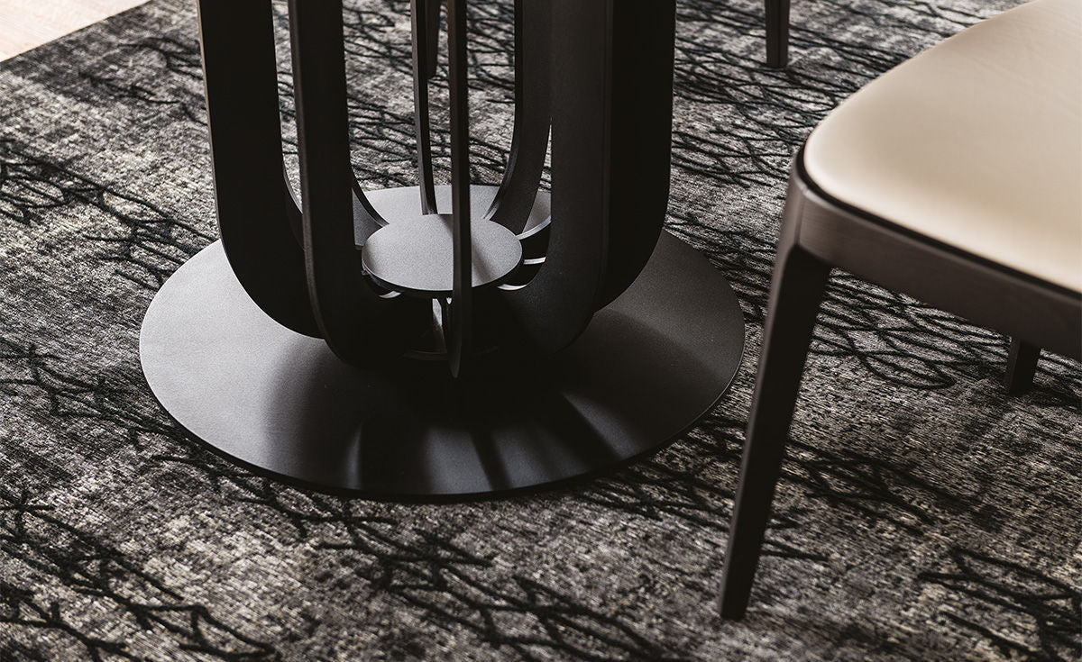 Soho Keramik: Modern Round Table With Ceramic Top In 4 Base And 16 Top Finishes