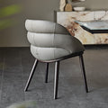 CAMILLA Chair with Wood Frame and Upholstered Seat