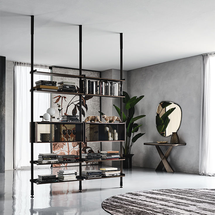 FREEWAY by Cattelan Italia - Metal Modular Design Bookcase