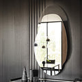 Akumal Wall Mirror in Mirrored Fumé Glass with Fumé Glass Frame