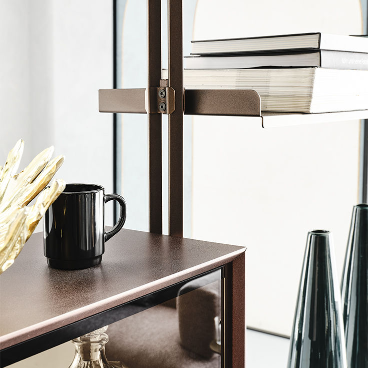FREEWAY by Cattelan Italia - Metal Modular Design Bookcase