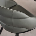 CAMILLA Chair with Wood Frame and Upholstered Seat