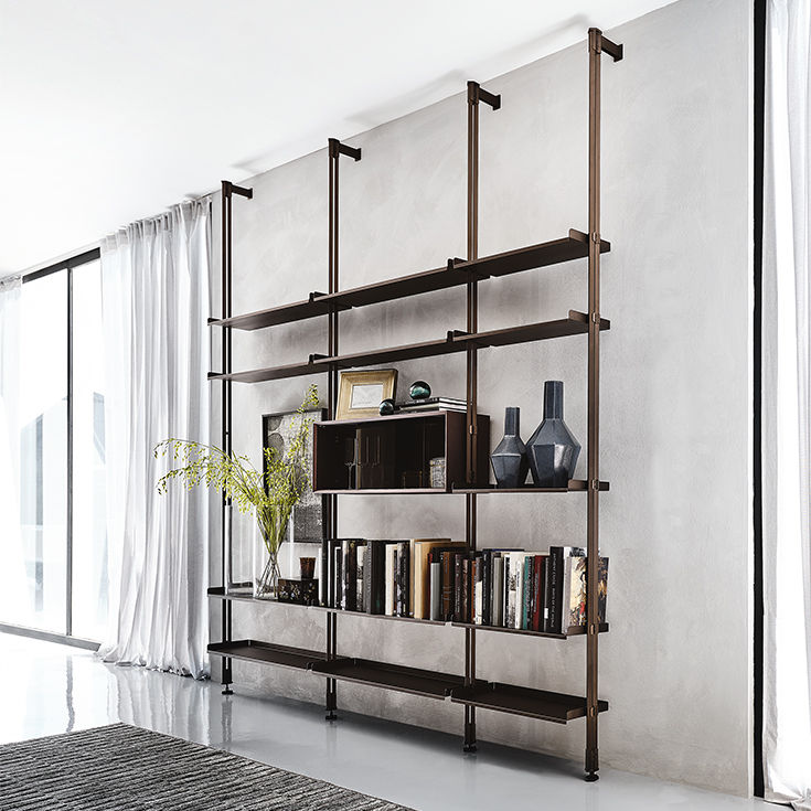 FREEWAY by Cattelan Italia - Metal Modular Design Bookcase