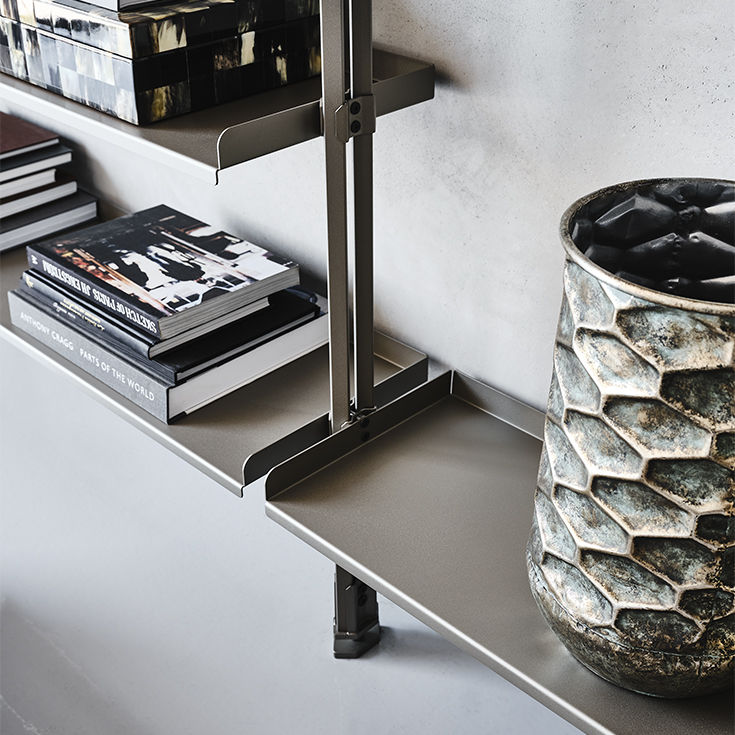 FREEWAY by Cattelan Italia - Metal Modular Design Bookcase