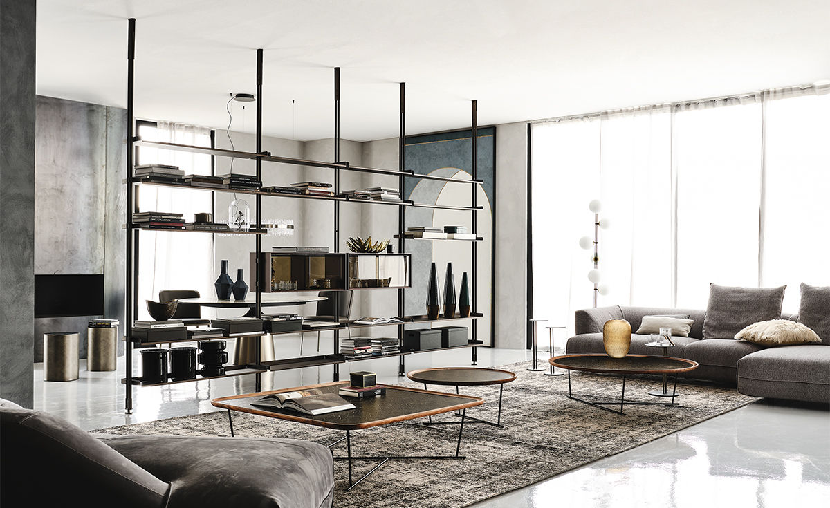FREEWAY by Cattelan Italia - Metal Modular Design Bookcase