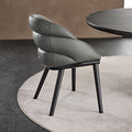 CAMILLA Chair with Wood Frame and Upholstered Seat