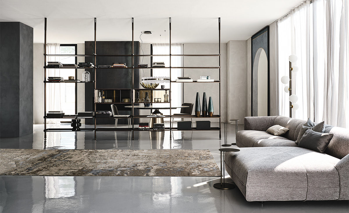 FREEWAY by Cattelan Italia - Metal Modular Design Bookcase