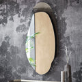 Akumal Wall Mirror in Mirrored Fumé Glass with Fumé Glass Frame