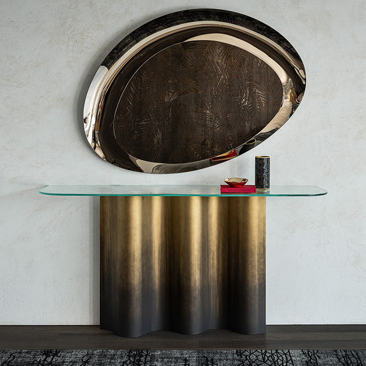 Nettuno Console with Glass Top
