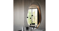 Akumal Wall Mirror in Mirrored Fumé Glass with Fumé Glass Frame