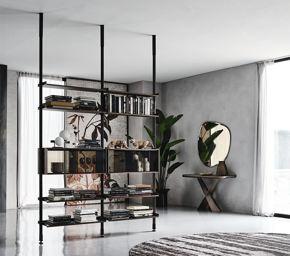 FREEWAY by Cattelan Italia - Metal Modular Design Bookcase