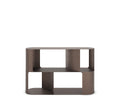 FULHAM Bookcase in Titanium, Bronze or Pearl Embossed Lacquered Steel