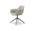 Scarlett Turn Swivel Chair 4 Spoke Aluminum Base Cattelan Italia
