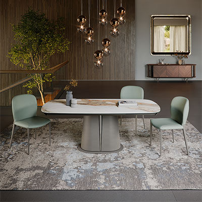 Gotham Keramik Drive Extendible Dining Table