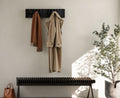 Per/Use XYLO Coat Rack with 15 Hooks - Beech White, Oak, Teak, Walnut