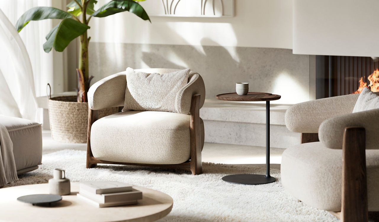 Leaf side table