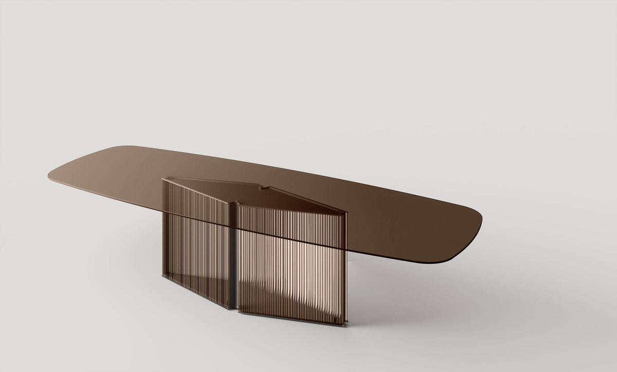 Bow dining table