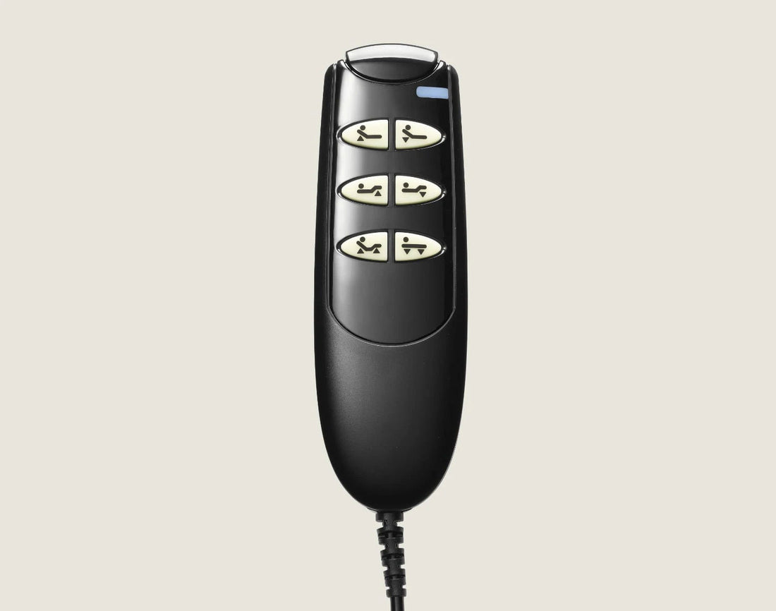 Flush control panel for RA bed base