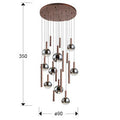 Schuller Sapore Lamp 18L Dark Bronze 217842