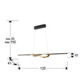 Enora 228091 ENORA- LAMP,- BLACK / GOLD