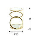 ·AROS· SIDE TABLE, GOLDEN Ø45