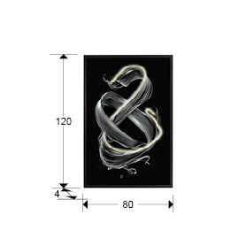 CINETIC - LED LIGHT ART 80x120