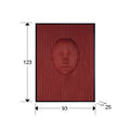 RED FACE - BAS-RELIEF 90x120