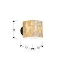 Schuller Nakar Wall Lamp Nacre/Black 317283