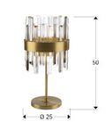 ·GRACE· TABLE LAMP 6L., GOLDEN