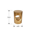 Hole - Golden Side Table
