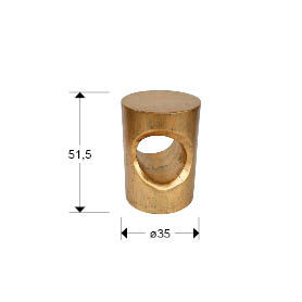 Hole - Golden Side Table