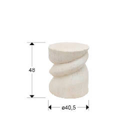 SALOMON - WHITE SIDE TABLE