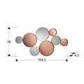 MALMO - ROSE GOLD MIRROR 165x90